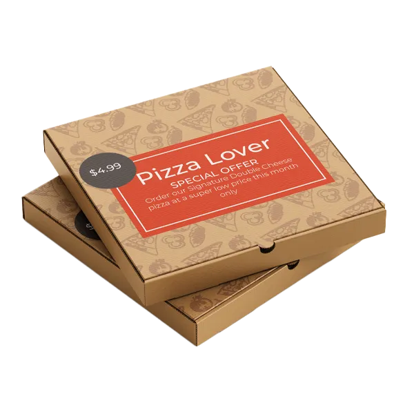 Custom Pizza Box Printing | Light Printing House
